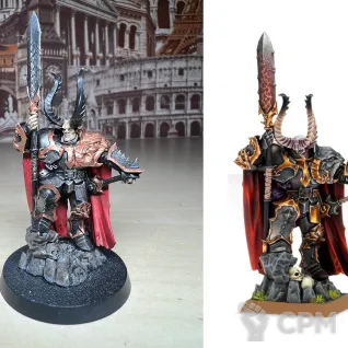 Описание картинки Chaos Lord (круглая база) от Lomantik по цене 1 400руб | Свободный Рынок Миниатюр - СРМ