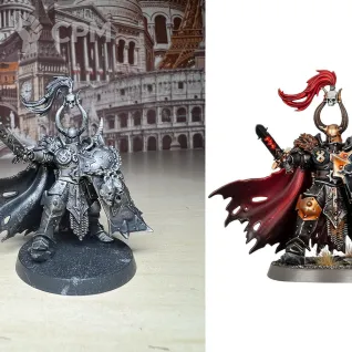 Описание картинки Exalted Hero of Chaos от Lomantik по цене 3 000руб | Свободный Рынок Миниатюр - СРМ