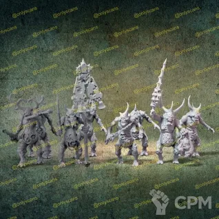 Описание картинки Plaguebearers of Nurgle 10шт от GregoryPrint по цене 500руб | Свободный Рынок Миниатюр - СРМ