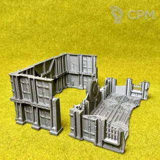 Описание картинки Террейн "ПромРуины GW" от Миниатюры и фигурки по цене 3 510руб | Свободный Рынок Миниатюр - СРМ