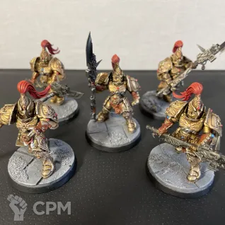 Описание картинки Custodian Guard и Allarus Custodians от Living Dead по цене 7 500руб | Свободный Рынок Миниатюр - СРМ