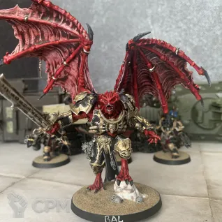 Описание картинки Heretic Astartes Daemon Prince от West_Hunter по цене 3 500руб | Свободный Рынок Миниатюр - СРМ