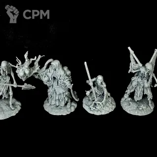 Описание картинки Набор скелетов для DnD 32мм от R.E.print по цене 500руб | Свободный Рынок Миниатюр - СРМ