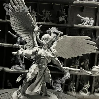 Описание картинки Magnus The Red от HoustonSpace  по цене 1 300руб | Свободный Рынок Миниатюр - СРМ