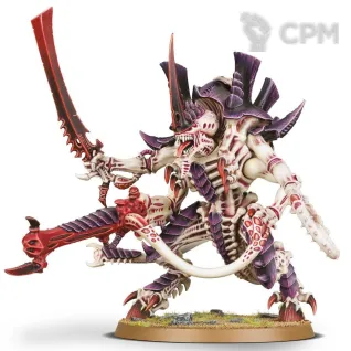 Описание картинки Hive Tyrant/The Swarmlord от koksee по цене 1 100руб | Свободный Рынок Миниатюр - СРМ