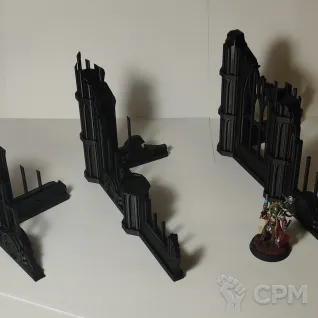 Описание картинки Набор малых руин от 3d_Bear по цене 1 500руб | Свободный Рынок Миниатюр - СРМ