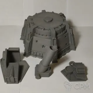 Описание картинки Mortar turret / Минометная турель от 3d_Bear по цене 750руб | Свободный Рынок Миниатюр - СРМ