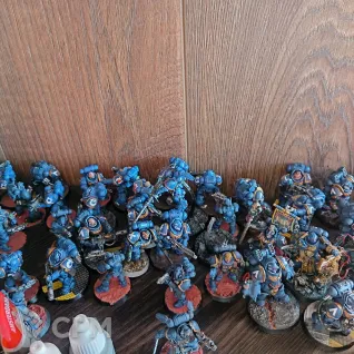 Описание картинки Армия  Ultramarines от User25110 по цене 30 000руб | Свободный Рынок Миниатюр - СРМ