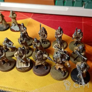 Описание картинки Death Korps of Krieg пехота от UniversalCultist по цене 3 900руб | Свободный Рынок Миниатюр - СРМ