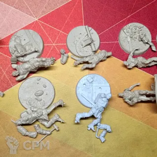 Описание картинки Super mutants от UniversalCultist по цене 6 000руб | Свободный Рынок Миниатюр - СРМ
