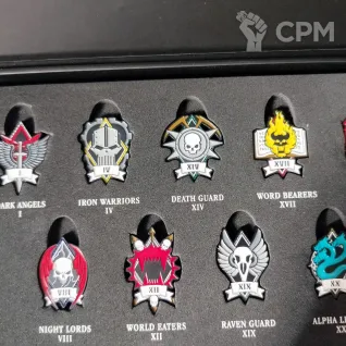 Описание картинки Horus Heresy Pin Badges 2 от Ferragga по цене 14 000руб | Свободный Рынок Миниатюр - СРМ