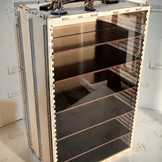 Описание картинки ATL1-DF52s Переноска для миниатюр (с экраном) от StudioOtolega по цене 7 050руб | Свободный Рынок Миниатюр - СРМ