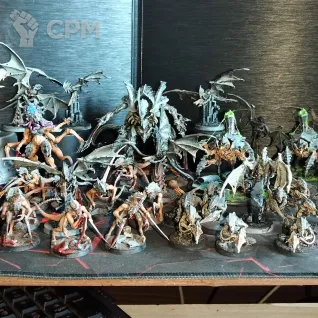 Описание картинки Армия Тиранид/Tyranids 725 pts от  Pirum aureum/ по цене 15 000руб | Свободный Рынок Миниатюр - СРМ