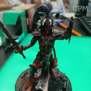 Описание картинки Avatar of Khaine от Potreblord по цене 3 500руб | Свободный Рынок Миниатюр - СРМ