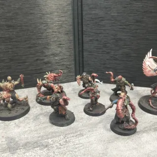 Описание картинки Accursed Cultists от  Pirum aureum/ по цене 3 000руб | Свободный Рынок Миниатюр - СРМ