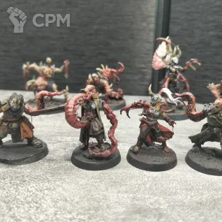 Описание картинки Accursed Cultists от  Pirum aureum/ по цене 3 000руб | Свободный Рынок Миниатюр - СРМ