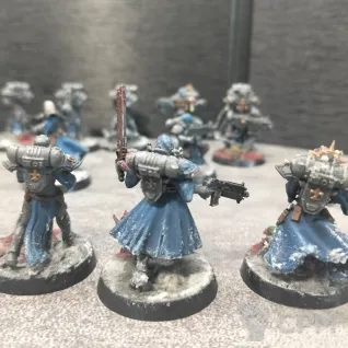Описание картинки Battle Sisters Squad и Canoness от  Pirum aureum/ по цене 4 000руб | Свободный Рынок Миниатюр - СРМ