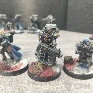 Описание картинки Battle Sisters Squad и Canoness от  Pirum aureum/ по цене 4 000руб | Свободный Рынок Миниатюр - СРМ