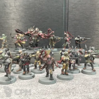 Описание картинки Traitor Guardsmen Squad 20 шт и Traitor Enforcer от  Pirum aureum/ по цене 6 000руб | Свободный Рынок Миниатюр - СРМ