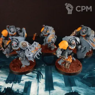 Описание картинки Terminator Assault Squad от paleraider по цене 1 250руб | Свободный Рынок Миниатюр - СРМ