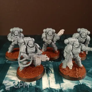 Описание картинки Heavy Intercessor Squad (10 шт) от paleraider по цене 1 600руб | Свободный Рынок Миниатюр - СРМ