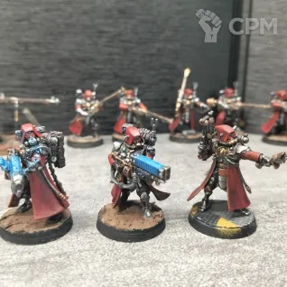 Описание картинки Skitarii Rangers от  Pirum aureum/ по цене 3 000руб | Свободный Рынок Миниатюр - СРМ
