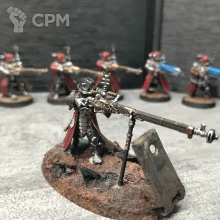 Описание картинки Skitarii Rangers от  Pirum aureum/ по цене 3 000руб | Свободный Рынок Миниатюр - СРМ
