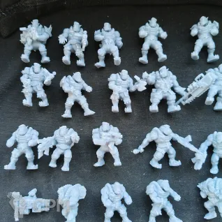 Описание картинки Orks boyz x20 от СыЧСмерти  по цене 750руб | Свободный Рынок Миниатюр - СРМ