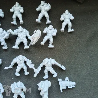 Описание картинки Orks boyz x20 от СыЧСмерти  по цене 750руб | Свободный Рынок Миниатюр - СРМ