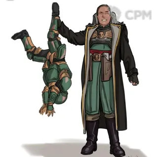 Описание картинки Урсула Крид / Ursula Creed is the Lord Castellan of Cadia от 2D6 по цене 735руб | Свободный Рынок Миниатюр - СРМ