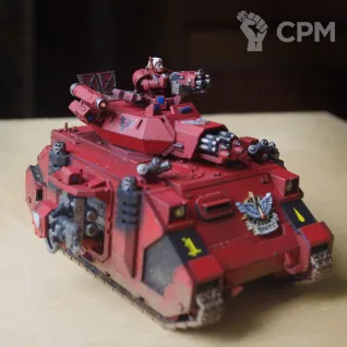 Описание картинки Blood Angels Baal Predator от Biosphere по цене 10 000руб | Свободный Рынок Миниатюр - СРМ