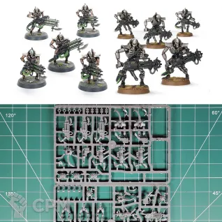 Описание картинки Necrons Immortals от Каджит по цене 3 498руб | Свободный Рынок Миниатюр - СРМ