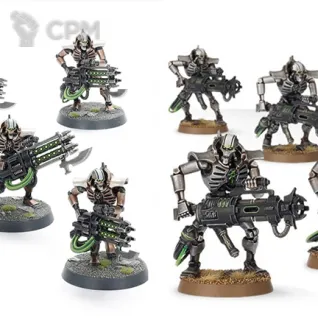 Описание картинки Necrons Immortals от Каджит по цене 3 498руб | Свободный Рынок Миниатюр - СРМ
