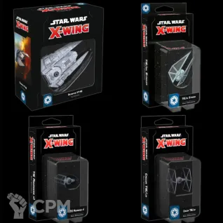 Описание картинки Star Wars X-wing набор империи (на итальянском) (предзаказ) от Mini Wargame по цене 9 950руб | Свободный Рынок Миниатюр - СРМ