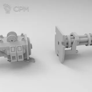 Описание картинки Imperial Knight Avanger Gatling Cannon от 3Д печать миниатюр по цене 536руб | Свободный Рынок Миниатюр - СРМ