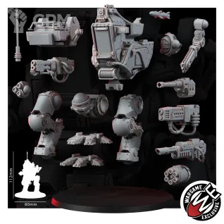 Описание картинки IMPERIAL URBAN STORM WARDEN от Manufactorum76 по цене 2 125руб | Свободный Рынок Миниатюр - СРМ