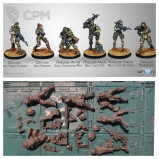 Описание картинки Hassassin bahram starter pack от Old curiosity shop по цене 1 750руб | Свободный Рынок Миниатюр - СРМ