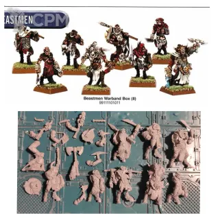 Описание картинки Beastmen warband от Old curiosity shop по цене 2 400руб | Свободный Рынок Миниатюр - СРМ