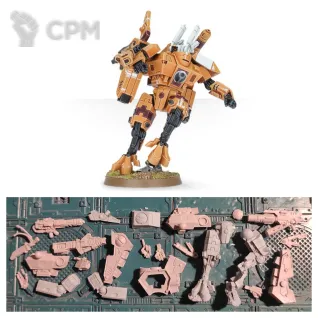 Описание картинки Tau commander in Crysis battlesuit от Old curiosity shop по цене 1 050руб | Свободный Рынок Миниатюр - СРМ