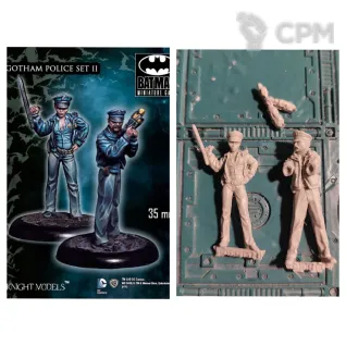 Описание картинки Gotham police set 2 от Old curiosity shop по цене 590руб | Свободный Рынок Миниатюр - СРМ