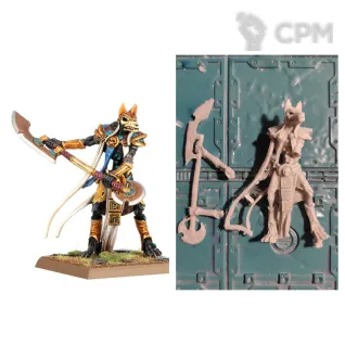 Описание картинки Ushabti with ritual blade (jackal) от Old curiosity shop по цене 550руб | Свободный Рынок Миниатюр - СРМ