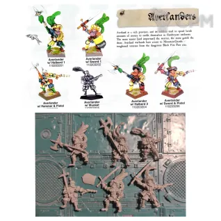 Описание картинки Averlanders warband от Old curiosity shop по цене 1 900руб | Свободный Рынок Миниатюр - СРМ