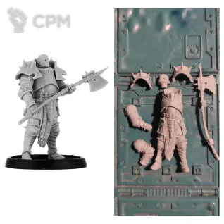 Описание картинки Kraan untain of Baylor on foot от Old curiosity shop по цене 590руб | Свободный Рынок Миниатюр - СРМ