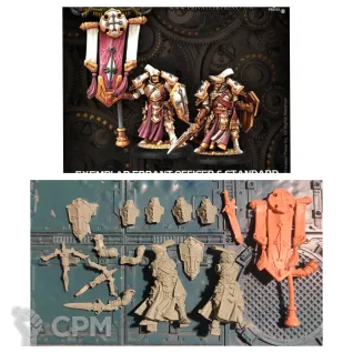 Описание картинки Exemplar errants officer &amp; standard от Old curiosity shop по цене 950руб | Свободный Рынок Миниатюр - СРМ