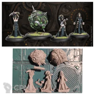 Описание картинки Witch coven of Garlghast &amp; Egregore от Old curiosity shop по цене 1 250руб | Свободный Рынок Миниатюр - СРМ