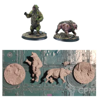 Описание картинки Yao-guai ambush от Old curiosity shop по цене 1 450руб | Свободный Рынок Миниатюр - СРМ