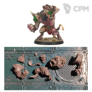 Описание картинки Blood bowl rat ogre от Greed's storehouse по цене 850руб | Свободный Рынок Миниатюр - СРМ