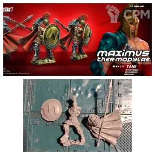 Описание картинки Maximus Thermopylae от Greed's storehouse по цене 750руб | Свободный Рынок Миниатюр - СРМ