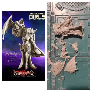 Описание картинки Lady Drakryss, the noble от Old curiosity shop по цене 550руб | Свободный Рынок Миниатюр - СРМ