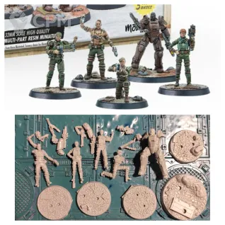 Описание картинки Gunners core box от Old curiosity shop по цене 1 950руб | Свободный Рынок Миниатюр - СРМ